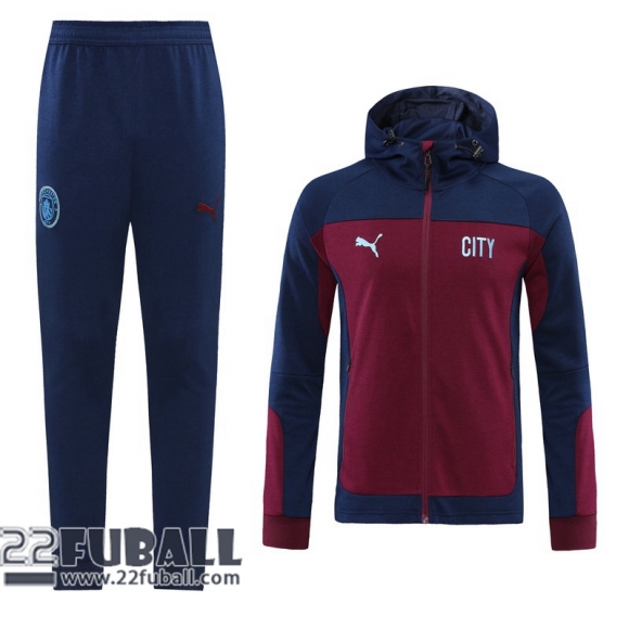 Sweatjacke Kapuzen Manchester city saphir 2020 2021 J171