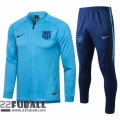 Sweatjacke Barcelona Hellblau 2021 2022 JK01