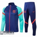 Sweatjacke Barcelona Blau 2021 2022 JK04