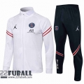 Sweatjacke PSG weiß 2021 2022 JK05