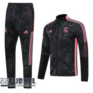 Sweatjacke Real Madrid schwarz 2021 2022 JK19