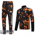 Sweatjacke Juventus orange schwarz 2021 2022 JK20