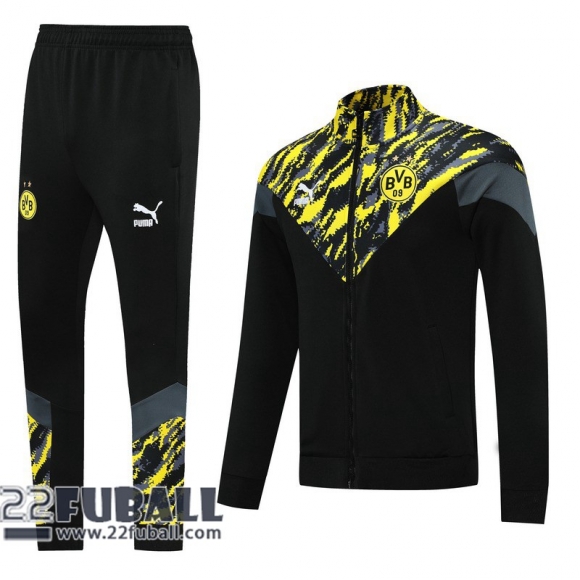 Sweatjacke Dortmund BVB schwarz et gelb 2021 2022 JK23