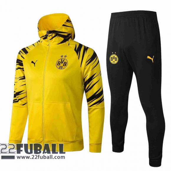 Sweatjacke Kapuzen Dortmund BVB gelb 2021 2022 JK29