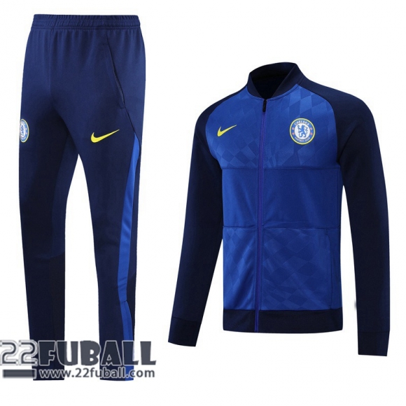 Sweatjacke Chelsea Dunkelblau 21-22 JK48