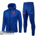 Sweatjacke Kapuzen Barcelona Dunkelblau 21-22 JK58