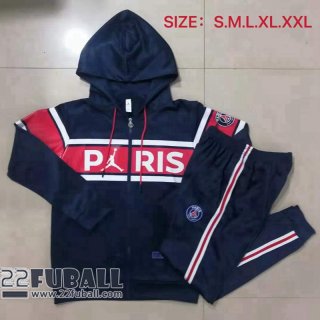 Sweatjacke Kapuzen PSG Paris saphir 21-22 JK62