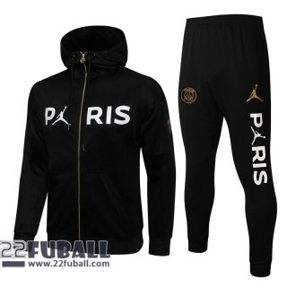 Sweatjacke Kapuzen PSG Paris schwarz 21-22 JK63