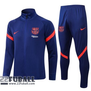 Sweatjacke Barcelona Blau Herren 2021 2022 JK64