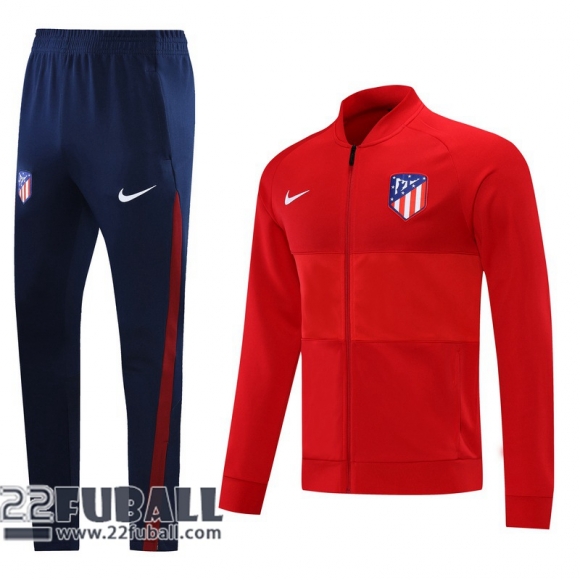 Sweatjacke Atletico Madrid rot Herren 2021 2022 JK71