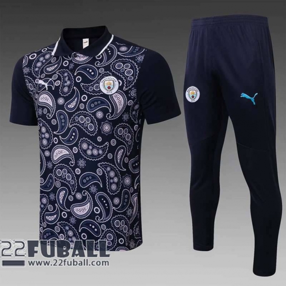 Poloshirts Manchester City Dunkelblau 2020 2021 P207