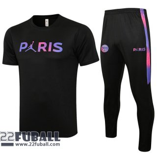 T-shirt PSG Paris schwarz 2021 2022 PL48