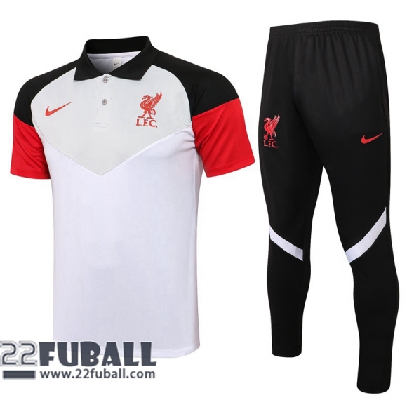 Poloshirts Liverpool weiß 2021 2022 PL50