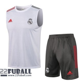 Ohne Ärmel Real Madrid weiß 2021 2022 PL63