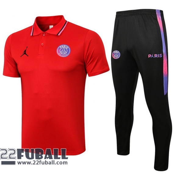 Poloshirts PSG rot Herren 2021 2022 PL88