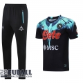 T-shirt SSC Naples Blau schwarz Herren 2021 2022 PL97