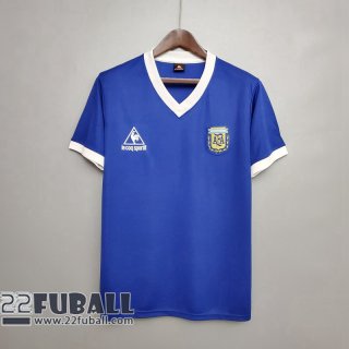 Retro Fussball trikots Argentina Auswärtstrikot 1986 RE09