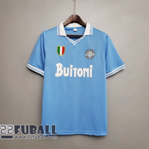 Retro Fussball trikots Naples Heimtrikot 86/87 RE25