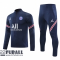 Trainingsanzug Paris PSG Dunkelblau 2020 2021 T101