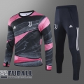 Trainingsanzug Juventus Poudre schwarze 2020 2021 T99