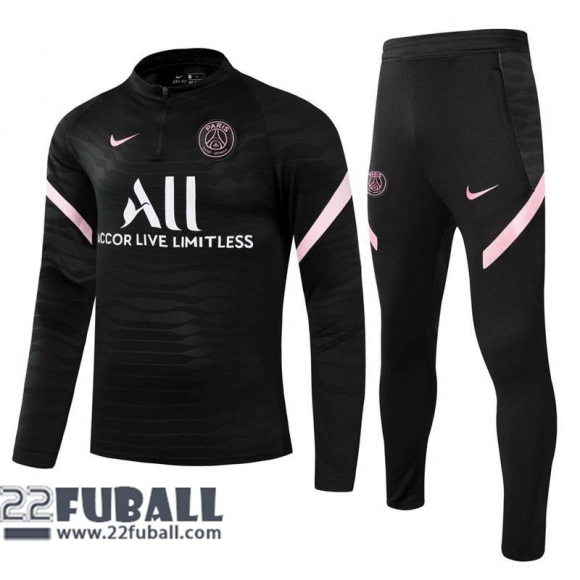 Trainingsanzug PSG Paris schwarz 2021 2022 TG19