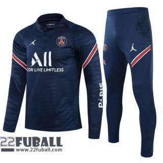 Bausätze: Trainingsanzug PSG Paris Navy blau 2021 2022 TK11