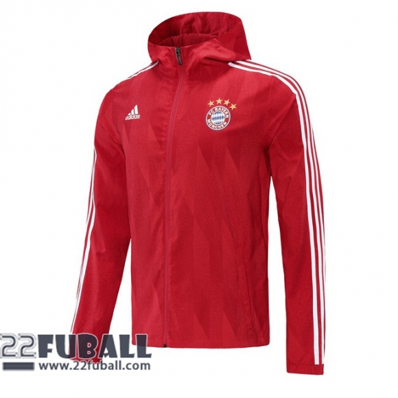 Windjacke Bayern Munchen rot 2021 2022 WK02