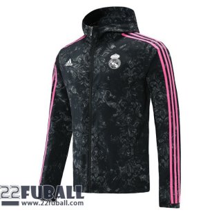 Windjacke Real Madrid schwarz 2021 2022 WK04