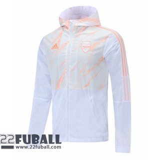 Windjacke - Kapuzenpulli Arsenal weiß 2021 2022 WK11