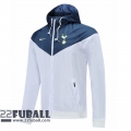 Windjacke - Kapuzenpulli Tottenham Hotspur weiß 2021 2022 WK17