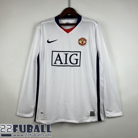 Retro Trikot Manchester United Herren Herren Langarm 07 08 FG266