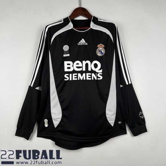 Retro Trikot Real Madrid Auswärtstrikot Herren Herren Langarm 06 07 FG277