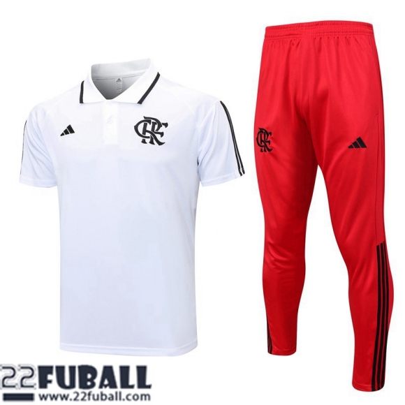 Poloshirts Flamengo Weiss Herren 23 24 PL645