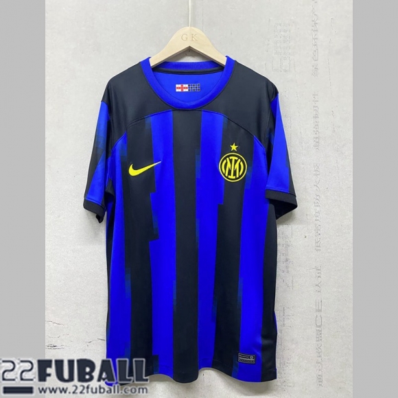 Fussball Trikots Durchgesickerte Version Inter Mailand Heimtrikot Herren 23 24