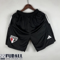 Fussball Shorts Sao Paulo Schwarz Herren 23 24 P239