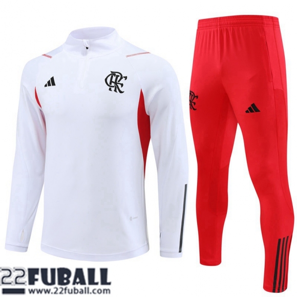 Trainingsanzug Flamengo Weiss Herren 22 23 TG710