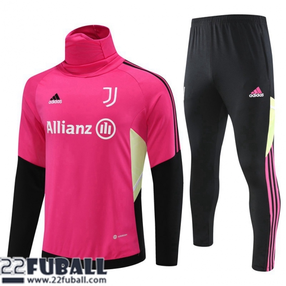 Trainingsanzug Hoher Kragen Juventus Rosa Herren 22 23 TG720