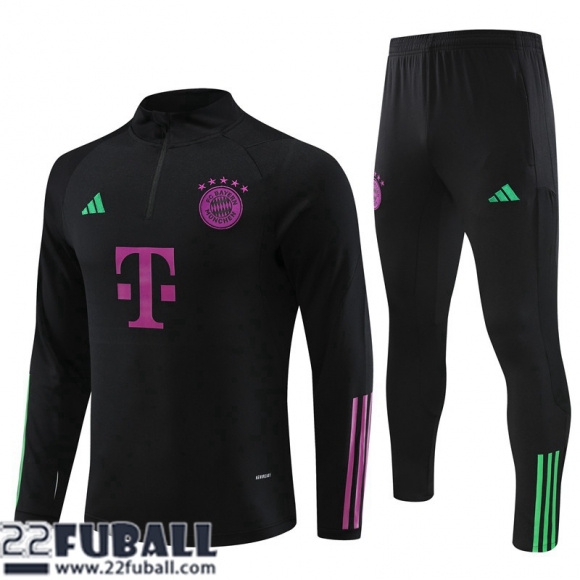 Trainingsanzug Bayern Munchen Schwarz Herren 22 23 TG726