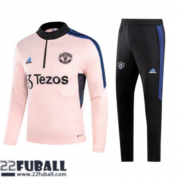 Trainingsanzug Manchester United Rosa Herren 23 24 TG749