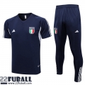 Trainingsanzug T Shirt Italien Navy blau Herren 23 24 TG751
