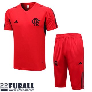 Trainingsanzug T Shirt Flamengo Rot Herren 23 24 TG757