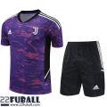 Trainingsanzug T Shirt Juventus Lila Herren 23 24 TG782