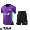 Trainingsanzug T Shirt Real Madrid Lila Herren 23 24 TG797