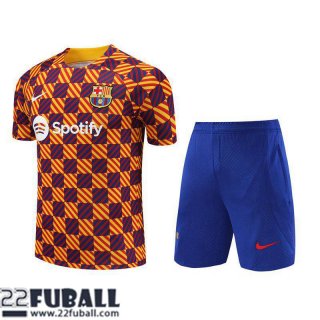 Trainingsanzug T Shirt Barcelona orange Herren 23 24 TG801