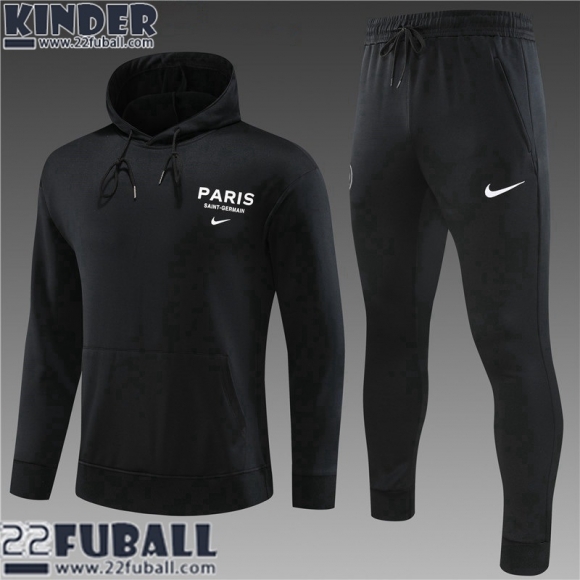 Sweatshirt PSG Schwarz Kinder 23 24 TK548