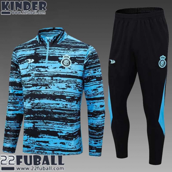 Trainingsanzug Al-Nass Dunkelblau Kinder 22 23 TK555