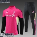 Trainingsanzug Juventus rote Rose Kinder 22 23 TK561