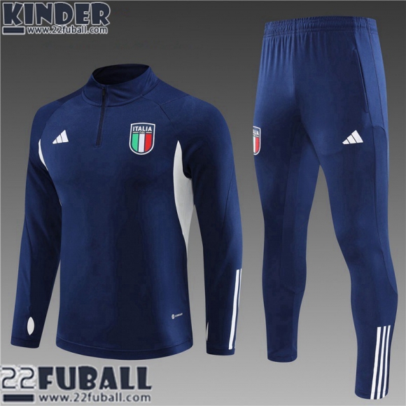 Trainingsanzug Italien Blau Kinder 23 24 TK584