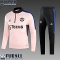 Trainingsanzug Manchester United Rosa Kinder 23 24 TK588