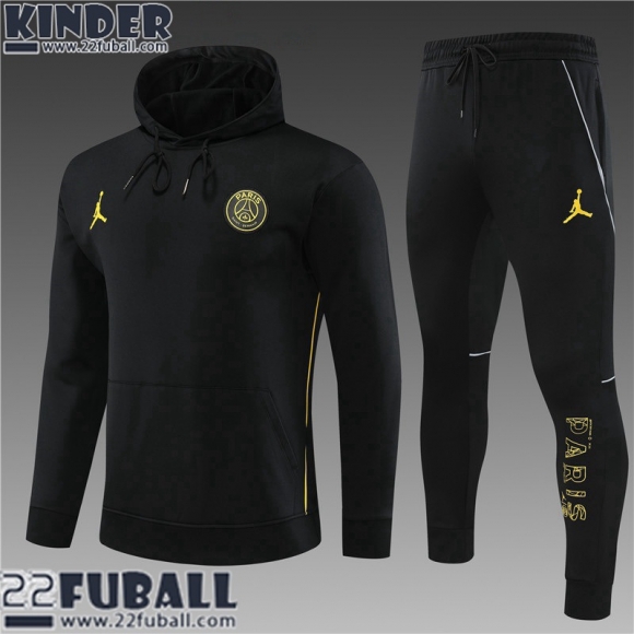 Sweatshirt PSG Schwarz Kinder 23 24 TK589